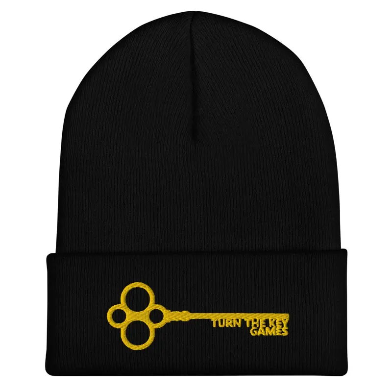 TTK Logo Beanie Black and Gold